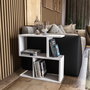 Hanah Home Mesa Auxiliar Life - Blanca, 60x60x20 cm